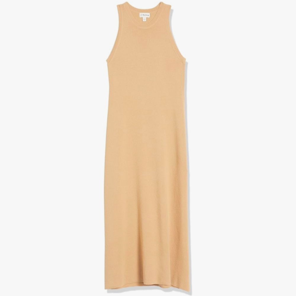 High Neck Cut-in-A-line Maxi Dress - Picture 7 of 8